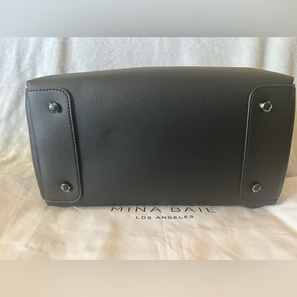 Mina Baie Mini Emmy Black/Black Vegan with Baie Strap - Picture 3 of 10